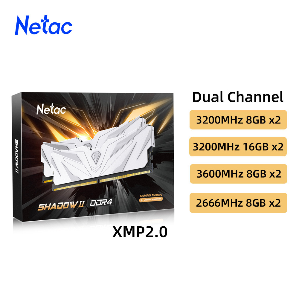 Ddr4 8Gb - Netac Ram Memory DDR4 8GBX2 16GBX2