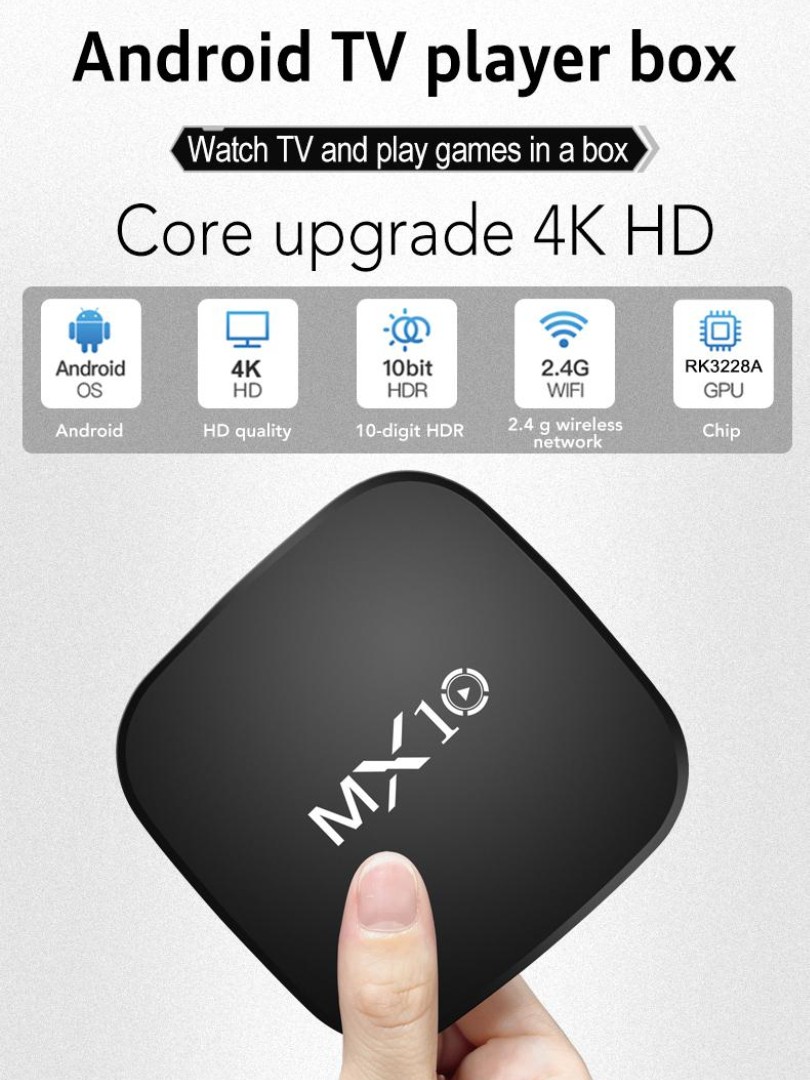 Ddr3 8Gb - Set-Top TV Box MX10 Allwinner RK3228A