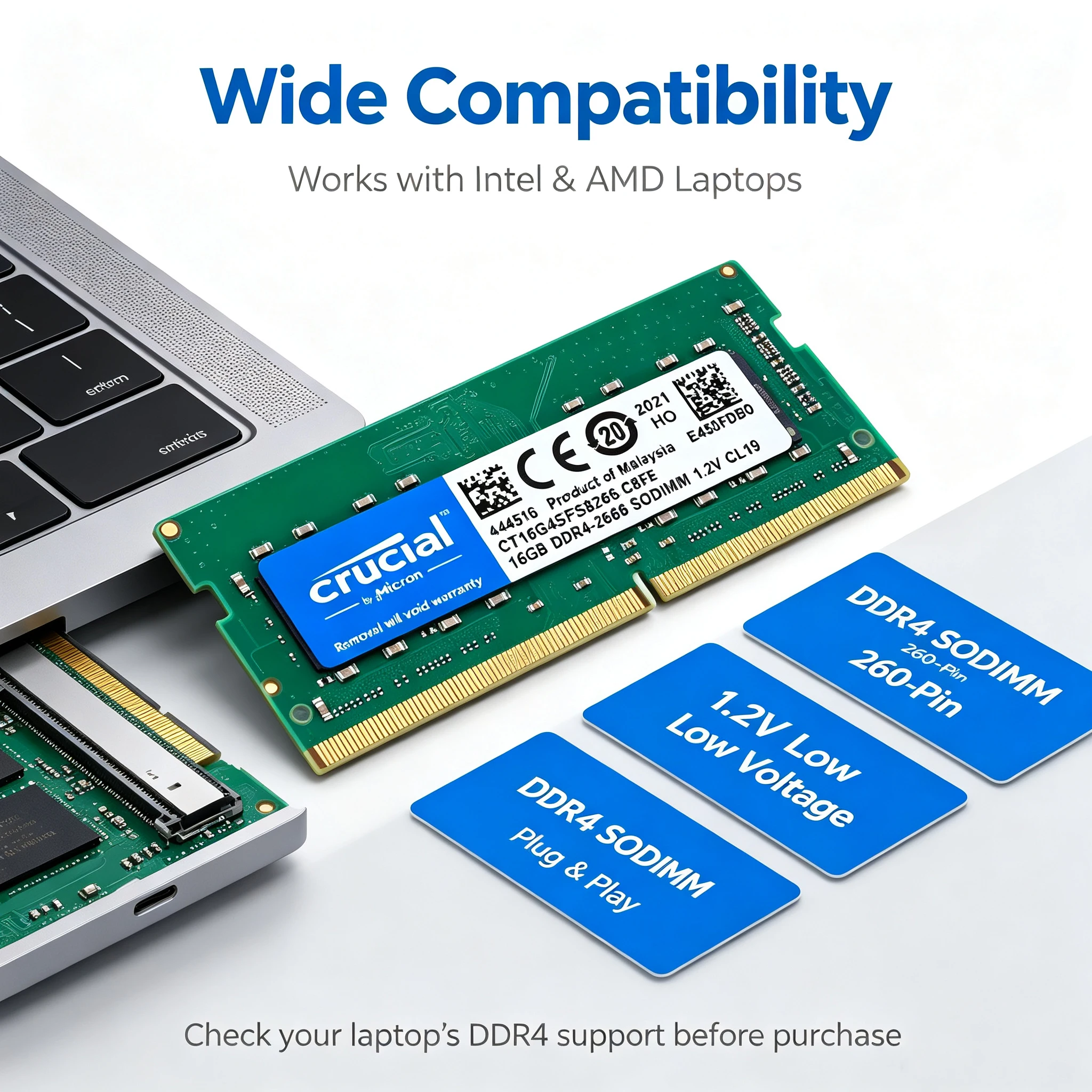 Crucial DDR4 Laptop RAM SODIMM - Ddr4 3200 16Gb review and price