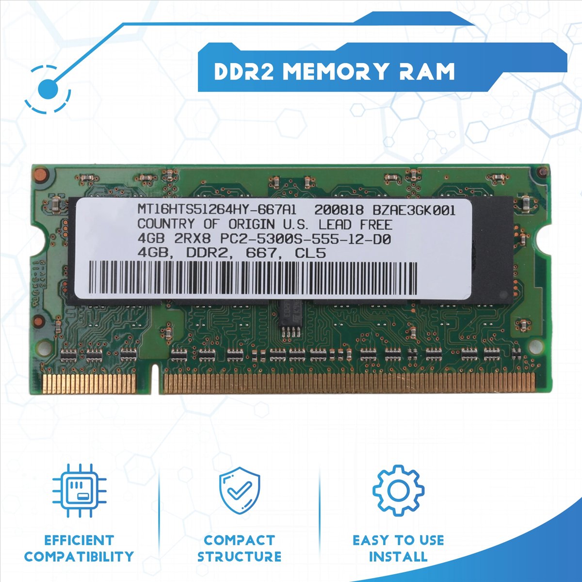 ABAN DDR2 4GB Laptop Ram Memor - Ddr2 Ram review and price