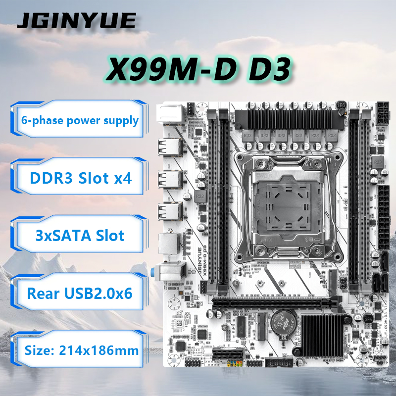 JGINYUE X99 Motherboard LGA201 - Ecc Ram Server review and price